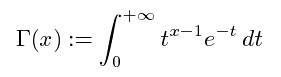 math formula sample