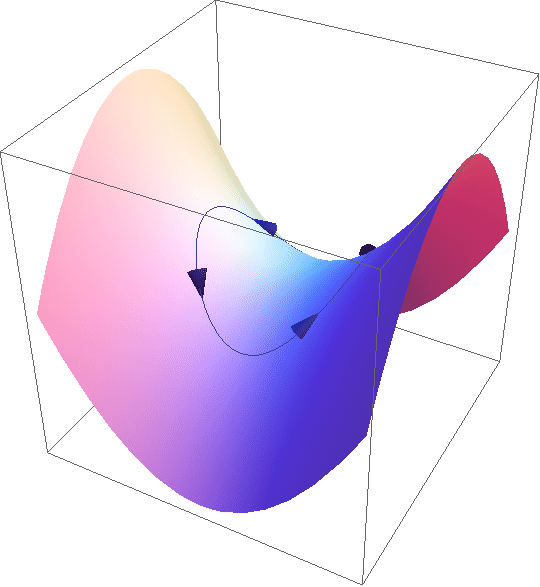 Oriented curve on surface