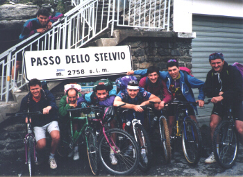 Picture taken on Passo dello
	Stelvio